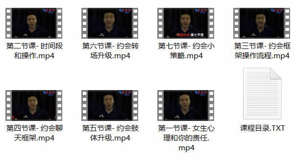 瑞恩原创社交《瑞恩约会课》7节视频课插图1 瑞恩原创社交《瑞恩约会课》7节视频课插图1