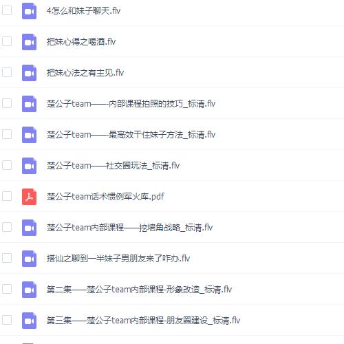 楚公子内部课程插图 楚公子内部课程插图
