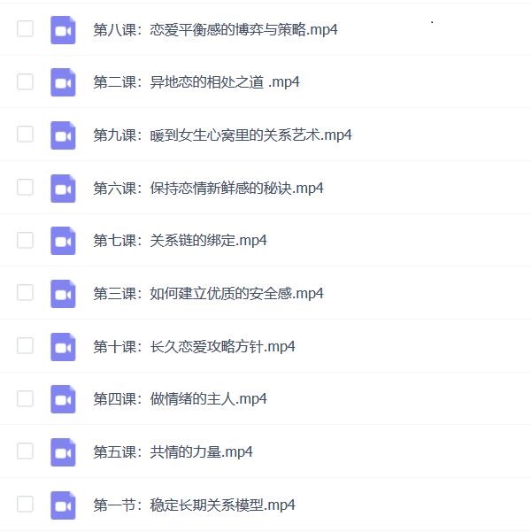Y.U情感《解锁长期关系的幸福密码》百度网盘下载插图 Y.U情感《解锁长期关系的幸福密码》百度网盘下载插图