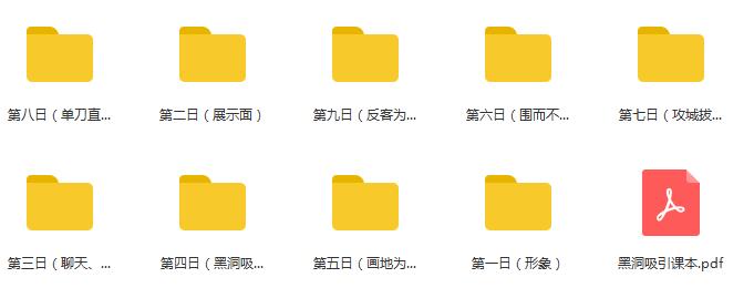 无念团队《黑洞吸引5.0》百度网盘下载
